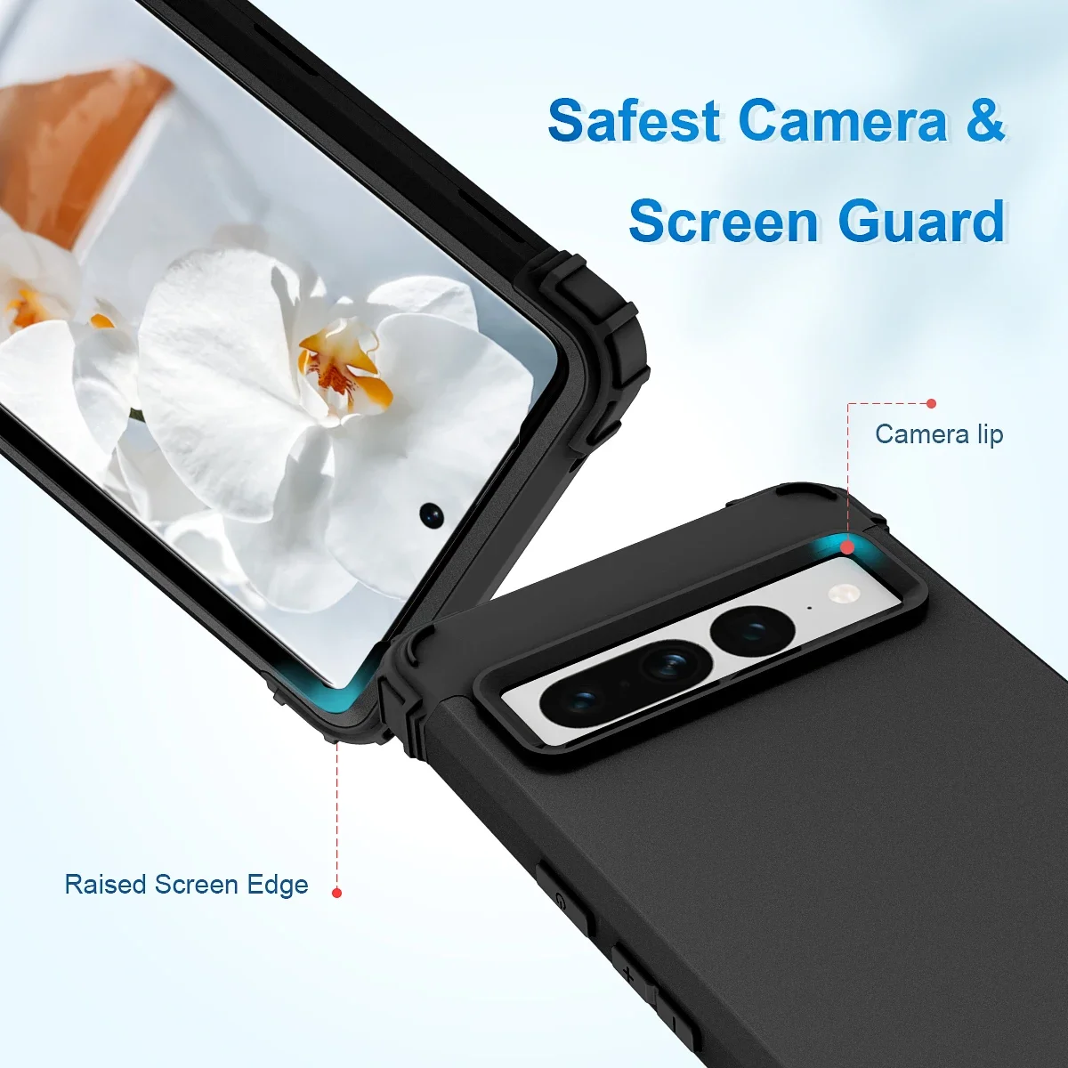 Ultimate Protection Shockproof Phone Case | Heavy Duty Armor with Soft Silicone & Hard PC Back Cover
