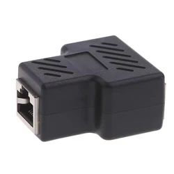 Dual - Port Ethernet Network Splitter Adapter for Laptops and Docking Stations (1pc)