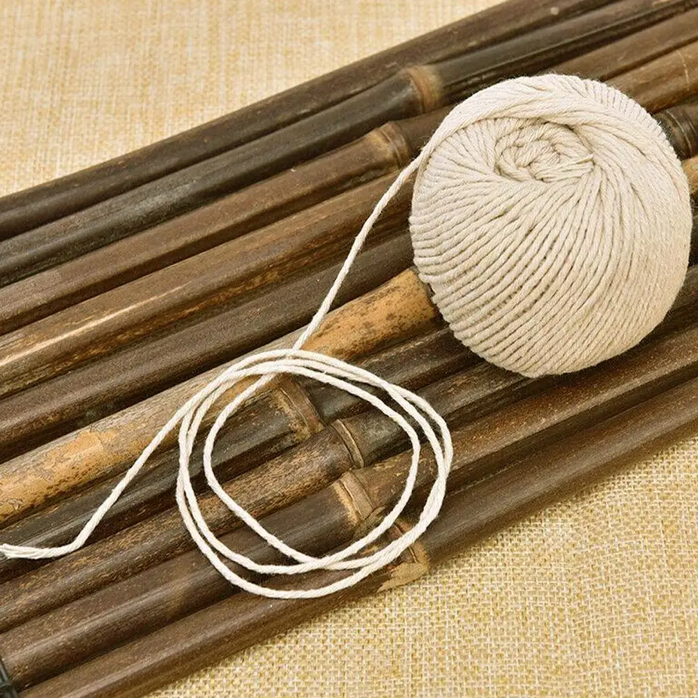 Cooking Tools Butcher's Cotton Twine Meat Prep Trussing Turkey Barbecue Strings Meat Sausage Tie Rope Cord Kitchen Supplies