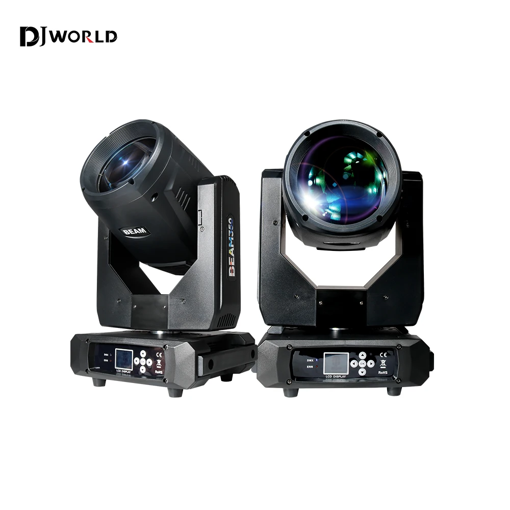 

2PCS New Buld 17R 350W Beam Moving Head Lights Multiple Colour DMX512 Controller For Stage DJ Disco Performance Wedding Clubs