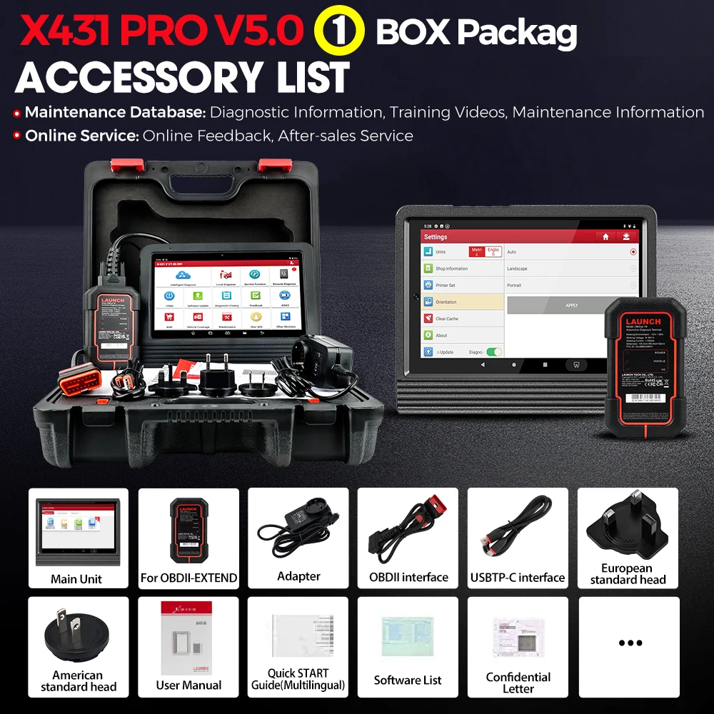 LAUNCH X431 PRO V 5.0 Bidirektionaler OBD2-Scanner Alle-System-Diagnosegerät ECU-Codierung 31+ Servicefunktionen FCA DOIP CANFD Lebenslange Nutzung – Detail 9