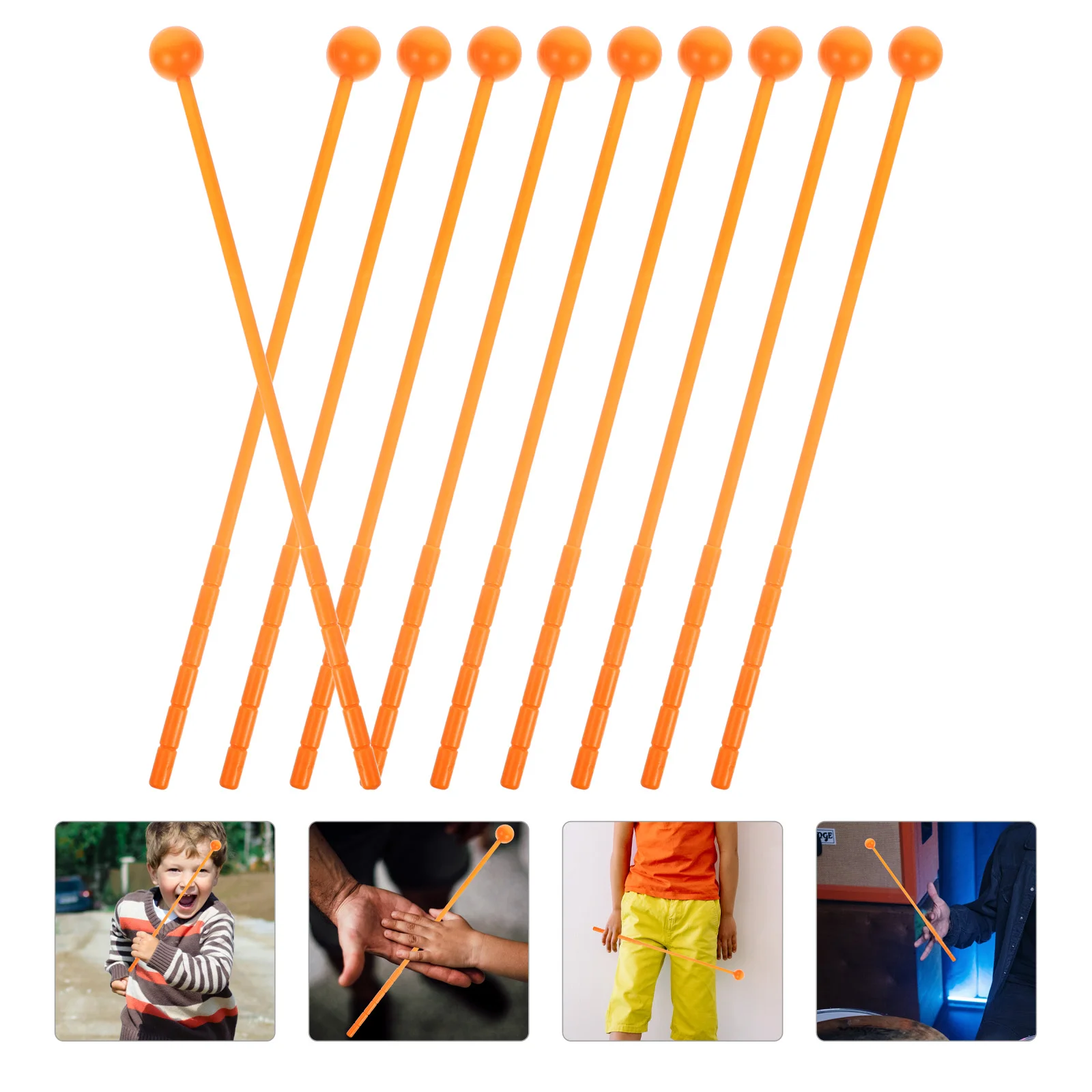 10pcs 1 Bag Mallet Percussion Sticks Kids Drumstick Musical Instruments for Chime Xylophone Wood Block Glockenspiel drum sticks drum percussion accessories drum accessories