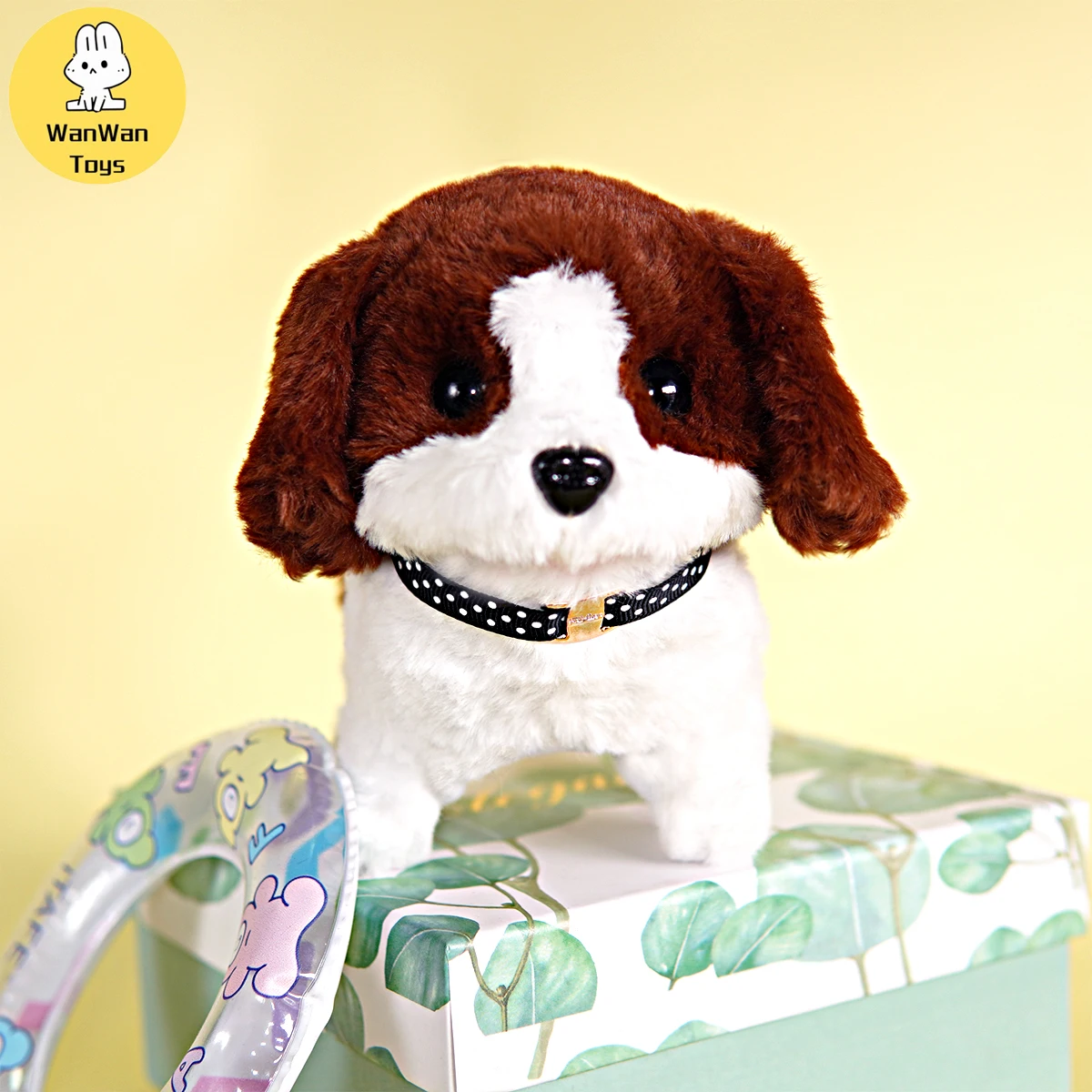 Perro Robot De Peluche Que Camina Y Ladra | Set Con Accesorios Y Bolso | Regalo Para Niñas 3-8 Años