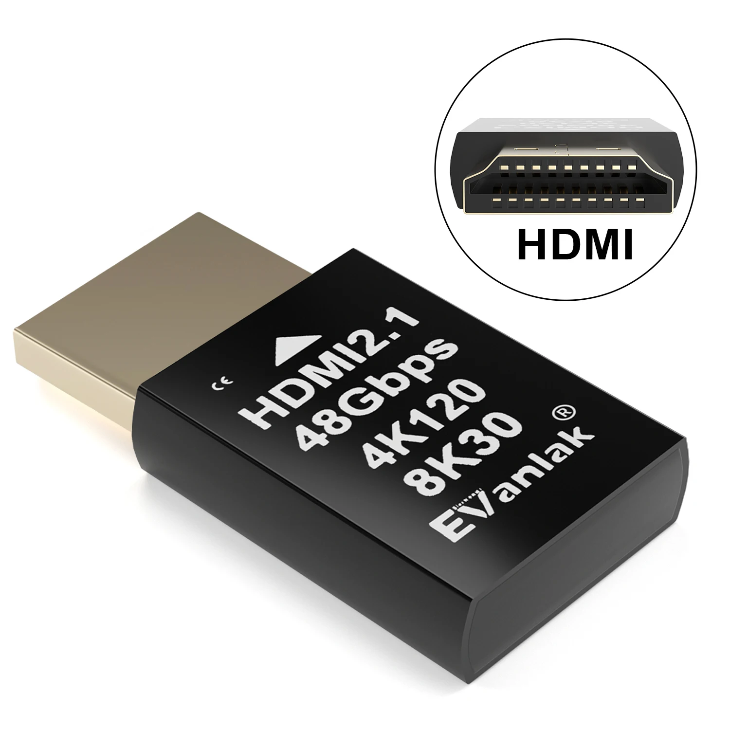 4K 120Hz HDMI2.1 Dummy Plug Virtual Display Emulator-Headless Ghost Adapter  for PC, VR & Crypto Mining, 8K@30Hz, EDID Simulator - AliExpress