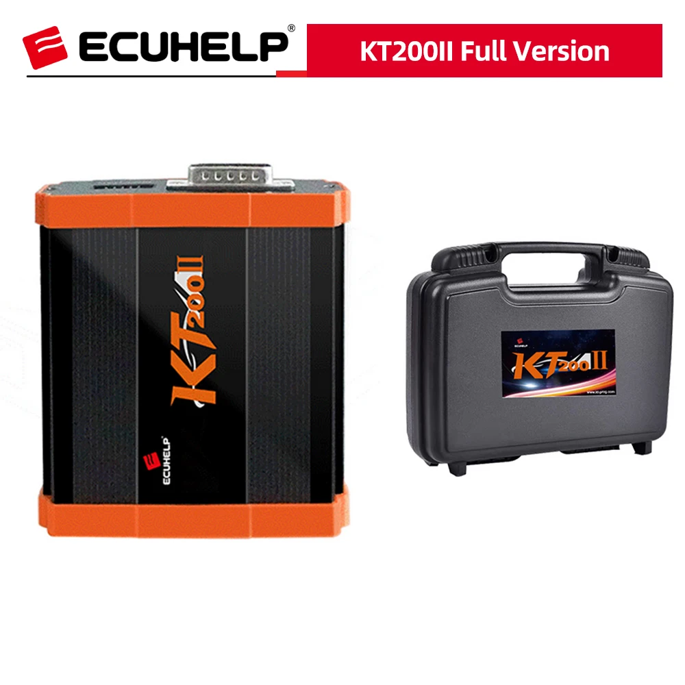 

ECUHELP KT200II KT200 Gen2 Full Version ECU Programmer Car Truck Motorbike Tractor Boat Upgrade More ECU Protocols Over KT200