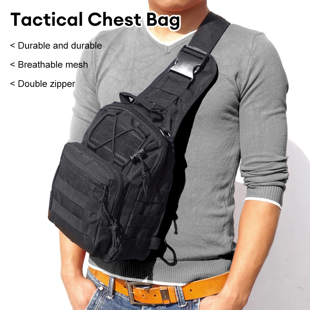 

Military Tactical Bag Climbing Shoulder Bags Outdoor Sports Fishing Camping Army Hunting Hiking Travel Trekking Men Molle Bag