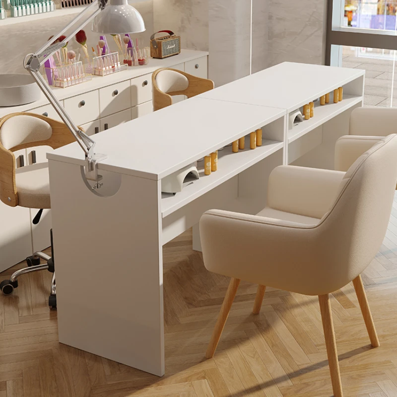 

Nordic Dressing Manicure Table Modern Simple Professional Nail Table Marble Tabletop Mesa De Manicure Salon Furniture KMNT