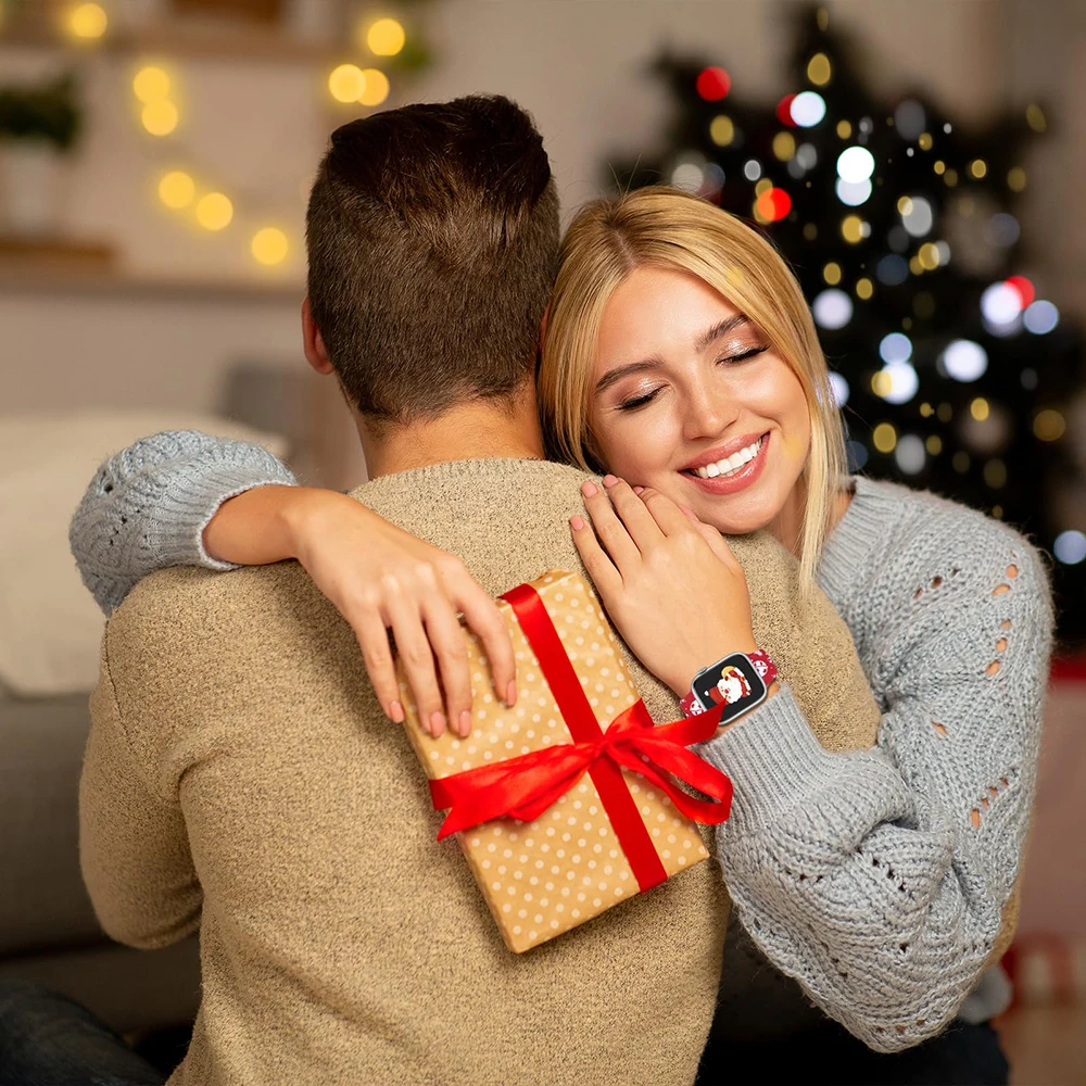 Festive Silicone Christmas Watch Band Bracelet