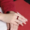 Feng Shui Lucky Rings Red Cinnabar Feng Shui Rings Attract Wealth Money Rings 4