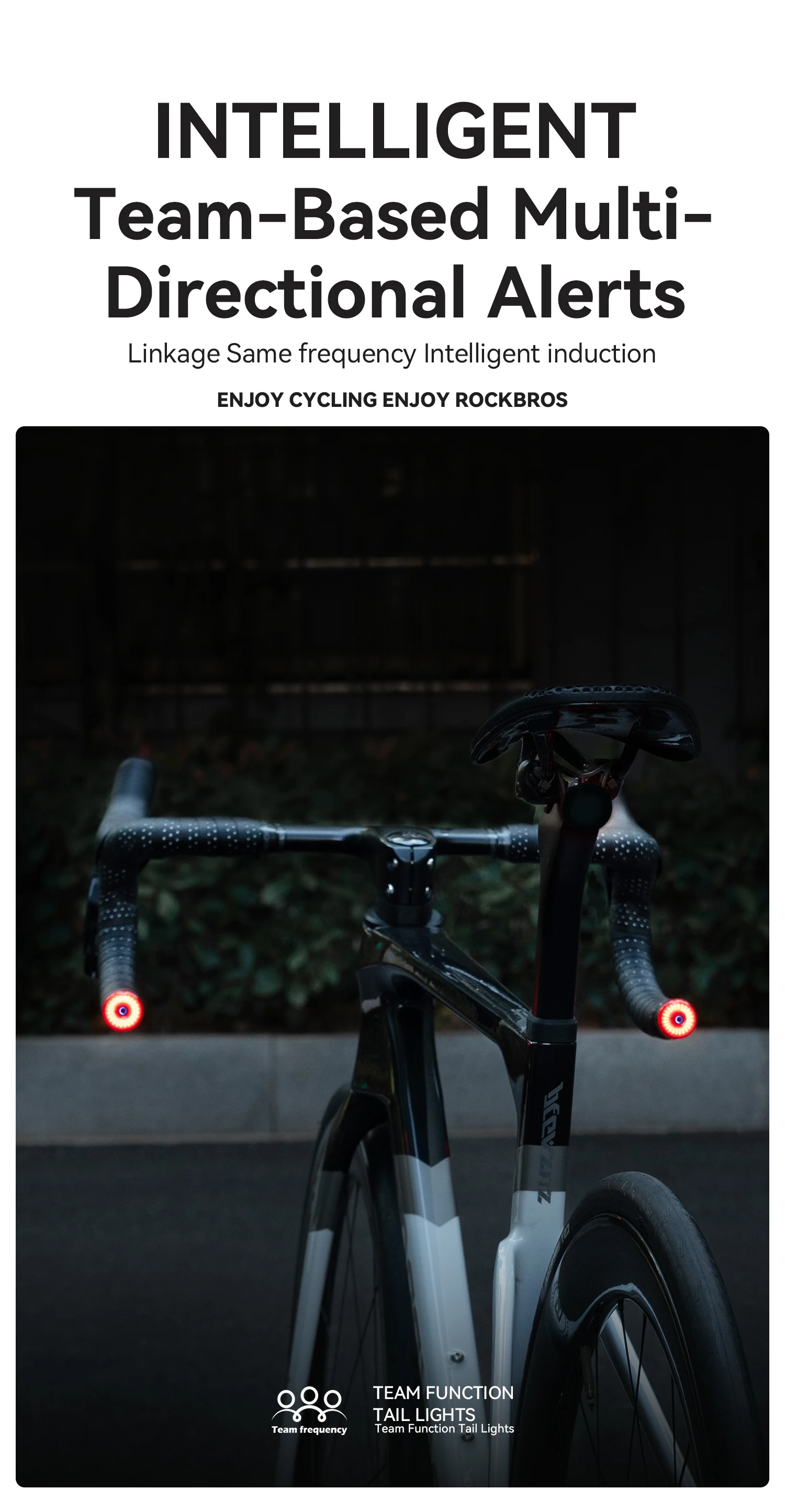 Bike Handlebar Light LED Bicycle Waterproof Rechargeable Road Bike Handlebar End