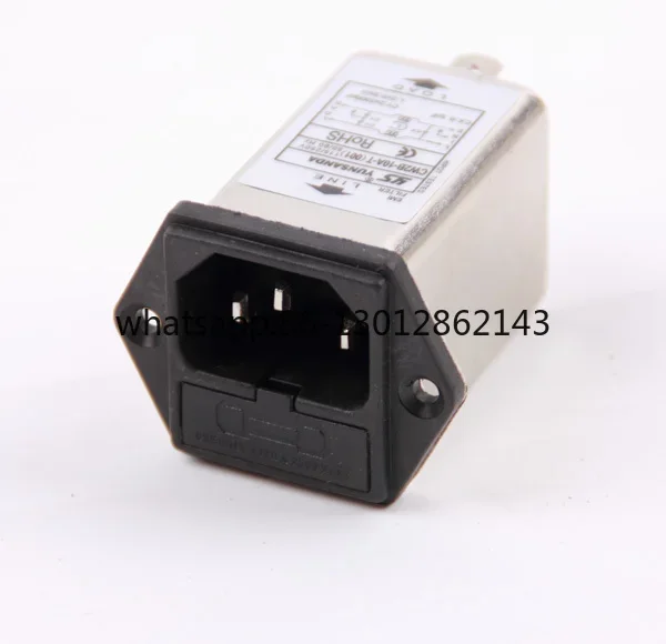 퓨즈가 있는 IEC 소켓, 전원 필터 CW2B-3A6A10A-T (001)