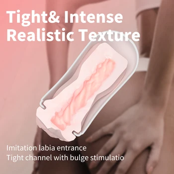 DRY WELL Male Masturbator Cup Soft Pussy Sex Toys Realistic Vagina for Men Silicone Pocket Pussy Mens Masturbation Sex Products 3