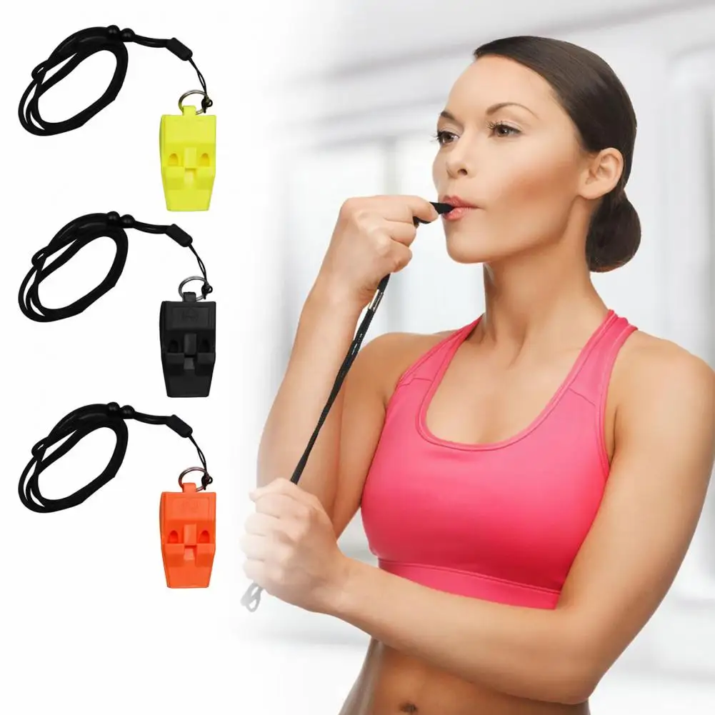 

Colored Basketball Soccer Referee Whistle Compact Loud Crisp Sound High Decibel Basketball Soccer Training Whistle Sports Supply