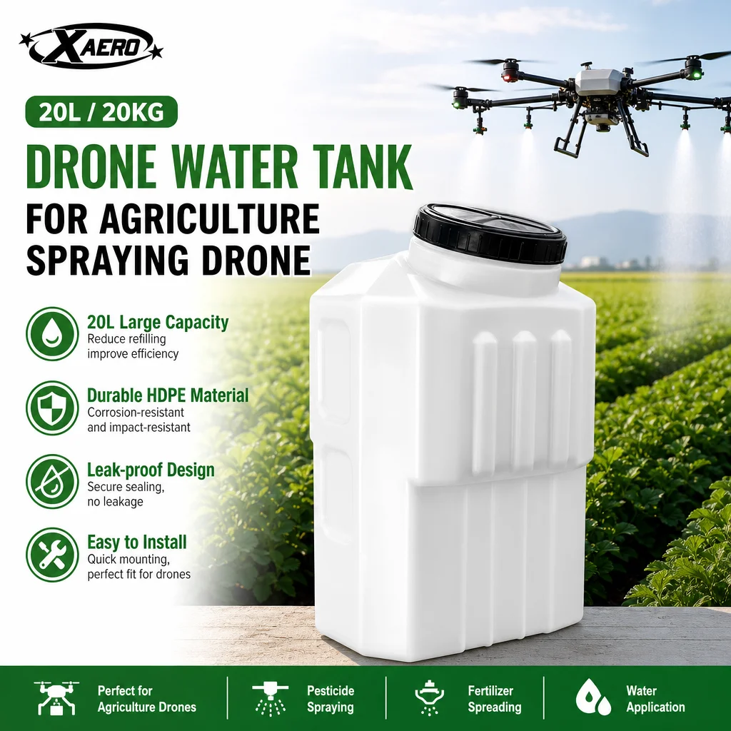 XAERO 20L 20kg Wassertank Granulatstreuer Pestizidtank für H1500 Landwirtschaftliche Sprühdrohne