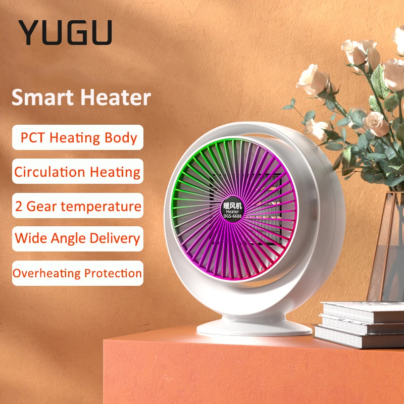 

Настольный Электрический подогреватель YUGU для офиса, 800 Вт, отопительный фотоаппарат для зимнего энергосбережения