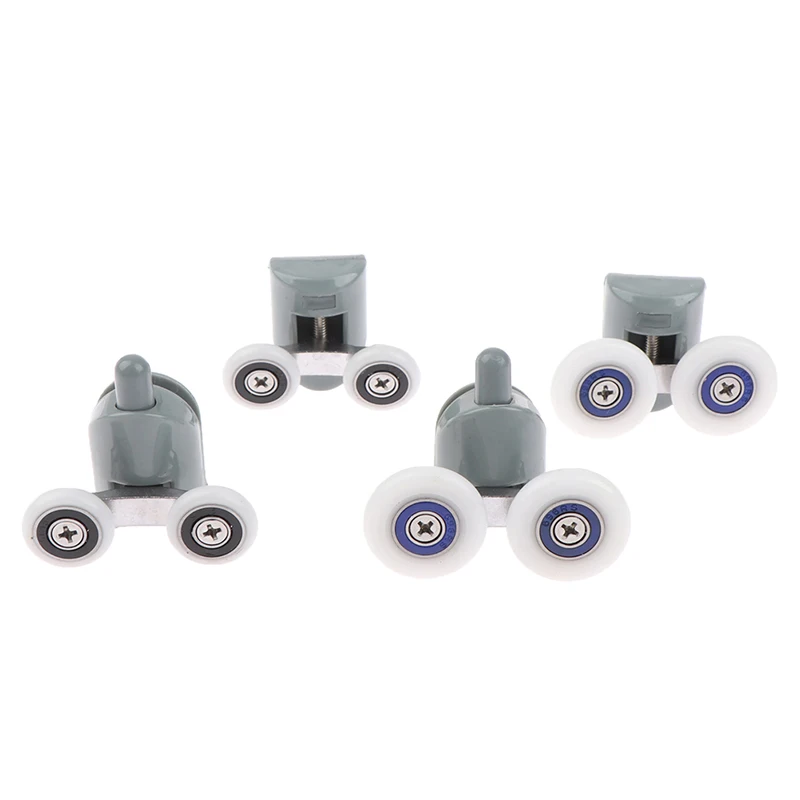 Zinc Alloy Double Shower Door Roller Wheel Runner/pulleys/rollers/wheels Bearing Diameter 20mm/23mm/25mm/27mm 1Set shower door rollers,sliding door roller,shower room pulley,shower room rollers,sliding door pulley