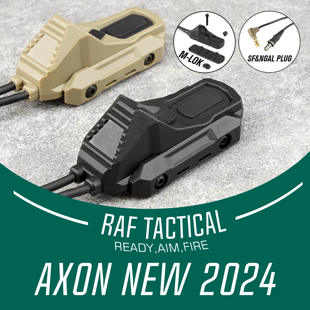 2024 New Tactical AXON SYNC Dual Switch NGAL LA-23 SF Flashlight