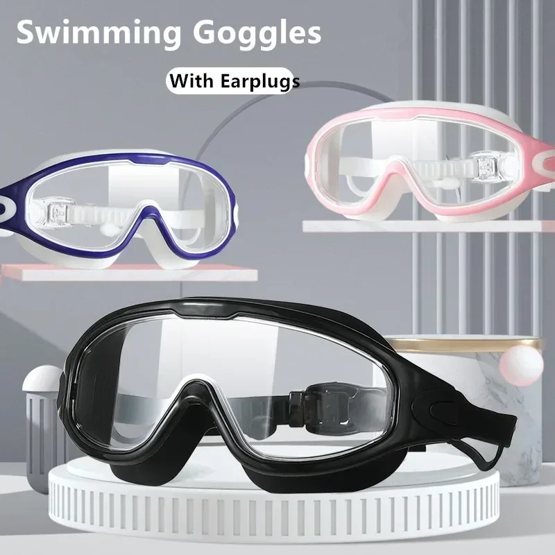 Professional Swimming Goggles Anti-Fog Swimming Glasses Adults Snorkeling Diving Goggles Adjustable Binoculars Water Glasses 4