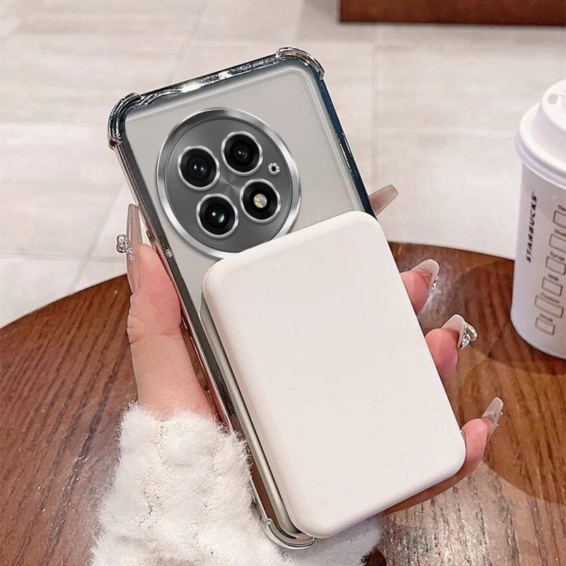Clear Shockproof Magnetic Case with MagSafe Wireless Charging Compatibility