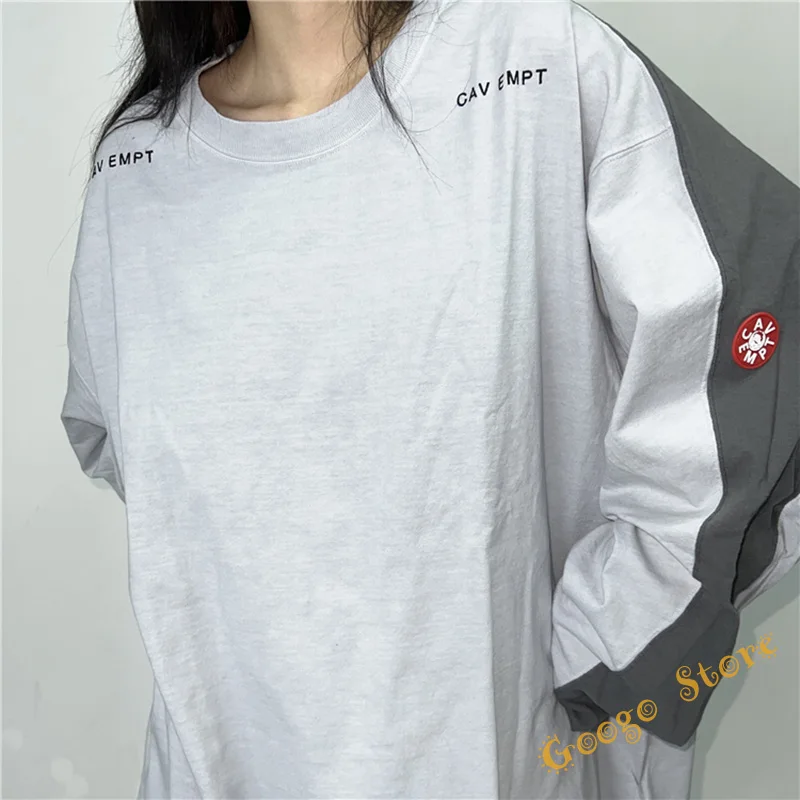 

High Quality Oversize C.E Top Tees Cav Empt Long Sleeve Men Women Casual O-Neck CAVEMPT T-shirts