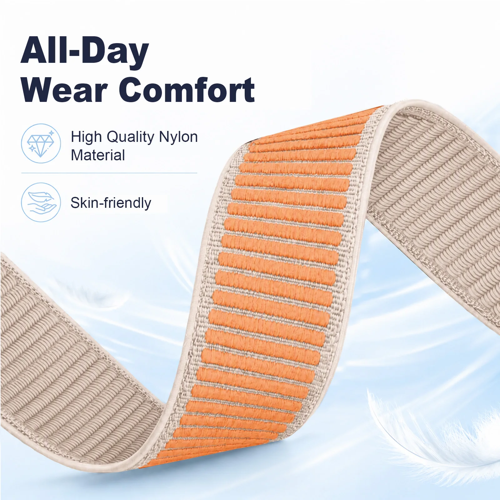 Braided Nylon Watch Strap – Adjustable and Stylish Watchband Bracelet