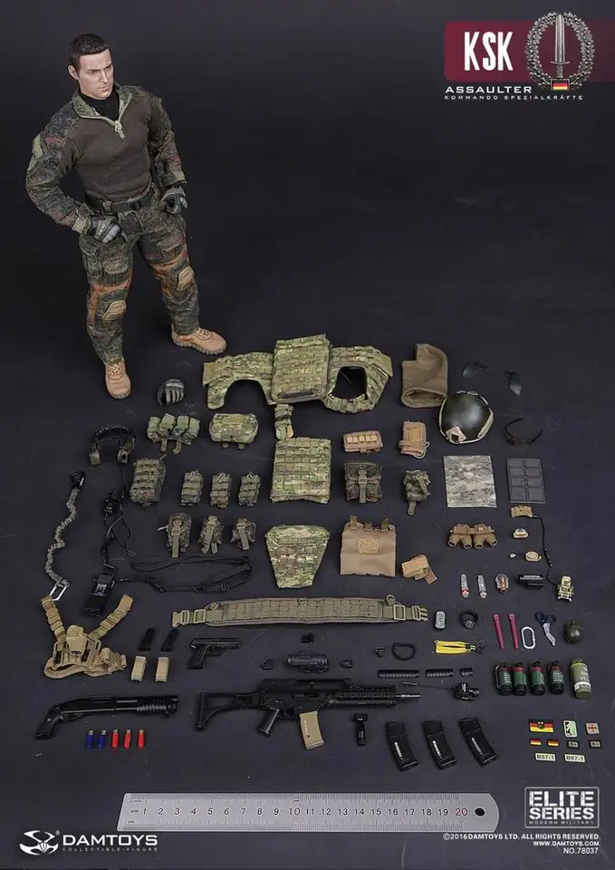 1/6 Action Figures Model DAMTOYS DAM78037 German Special