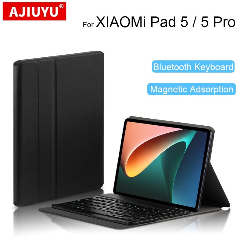 

Ultra Thin Magnetic Adsorption Smart Cover For XIAOMI MiPad 5 Pro 11" 2021 mipad 5 MiPad5 Tablet Bluetooth keyboard Cover Case