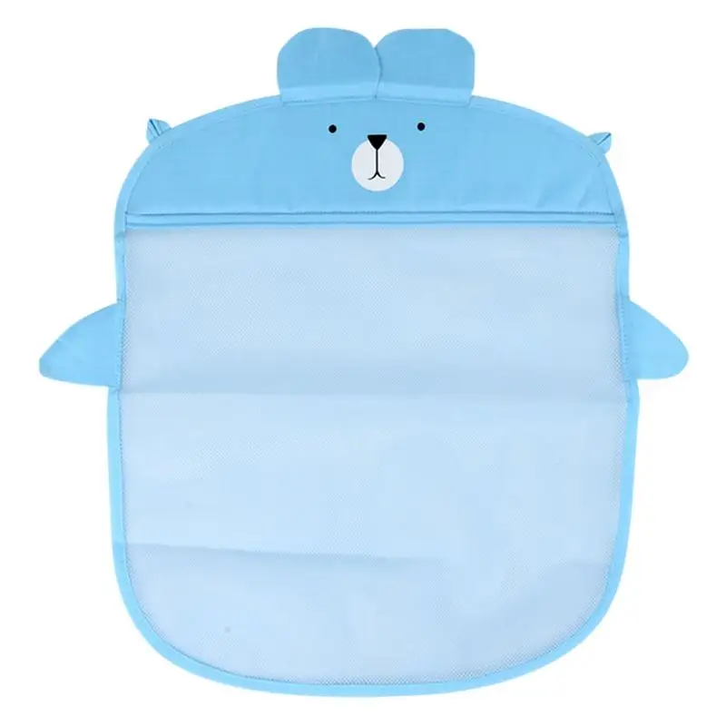 

Mesh Bag For Bath Toys Blue Bear Bathroom Hanging Net Storage Home Storage Supplies Net Bag For Towels Sponges Brushes Shower