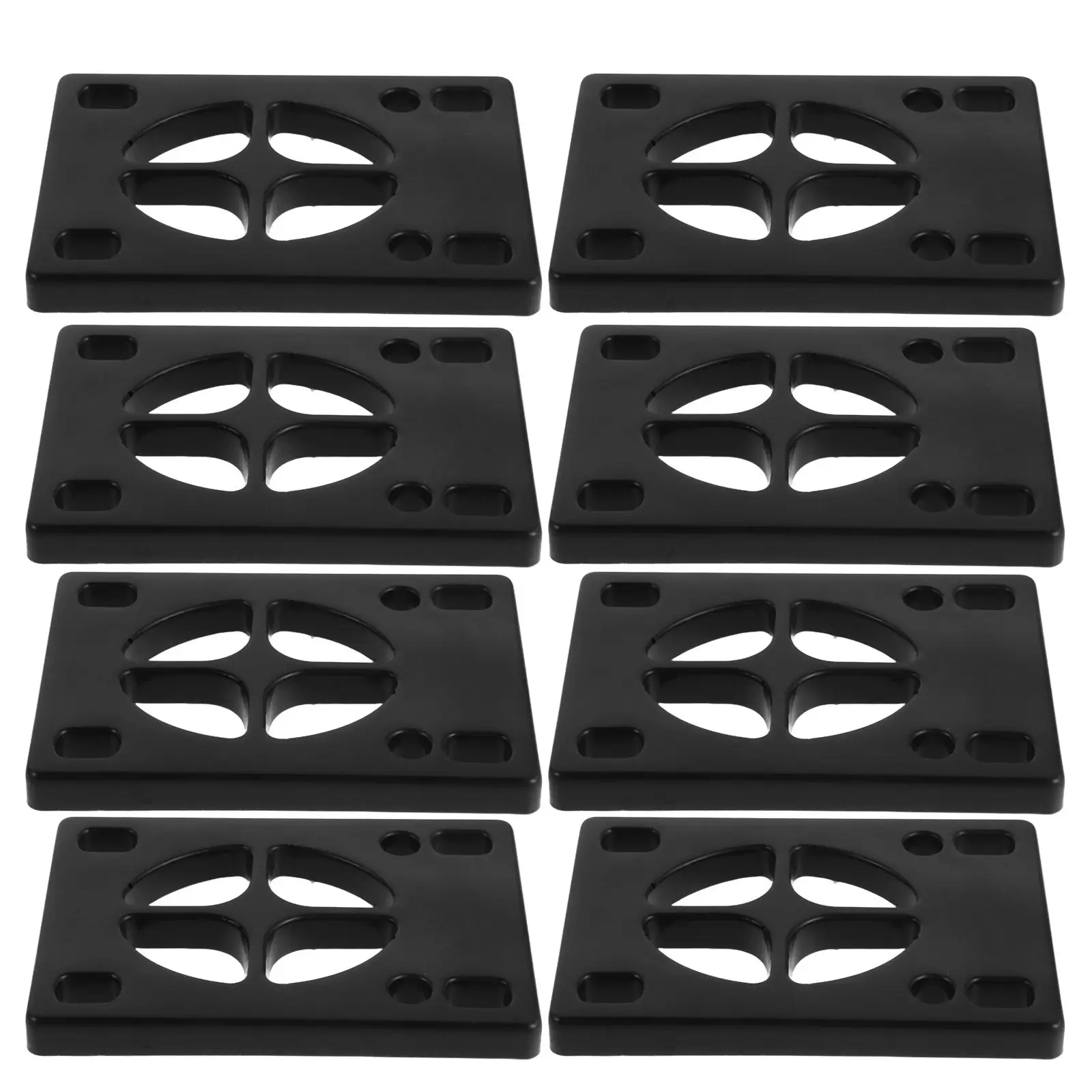 8Pcs 스케이트 보드 충격 흡수 패드 6Mm PU 라이저 패드 스트리트 롱 보드 크루저 트럭 데크 균열 방지와 호환 가능