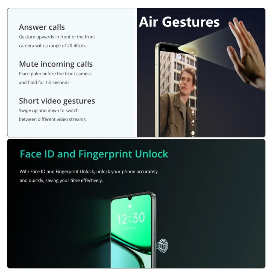 realme C61 Smartphone 5000mAh Battery 15W SUPERVOOC Charge 50MP AI Camera 90Hz Display IP54 AI Engine 256GB NFC Russian Version 6