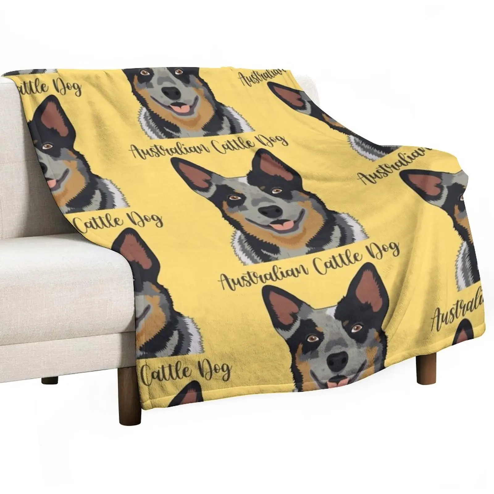 

Australian Cattle Dog Throw Blanket blankets and throws Furry Blanket Winter bed blankets Luxury Throw Blanket
