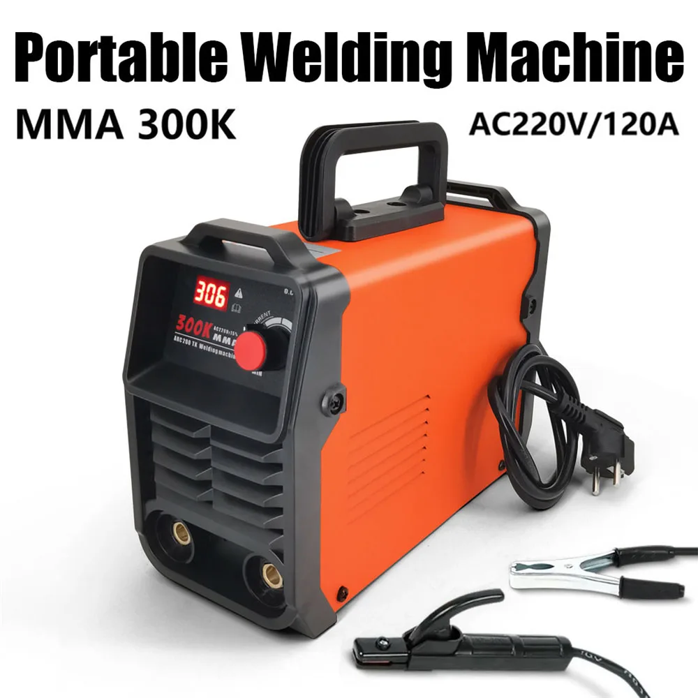 Portable Welding Machine 300K MMA Arc Welder Inverter Welding Machine 220V Mini Iron Electric Equipment Car Repair