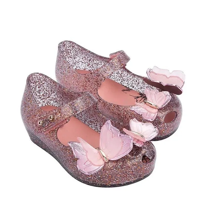 New Girls Princess Shoes Baby Summer Children\'s Sandals Kindergarten Soft Anti Slip Spring dress Sandals HMI039