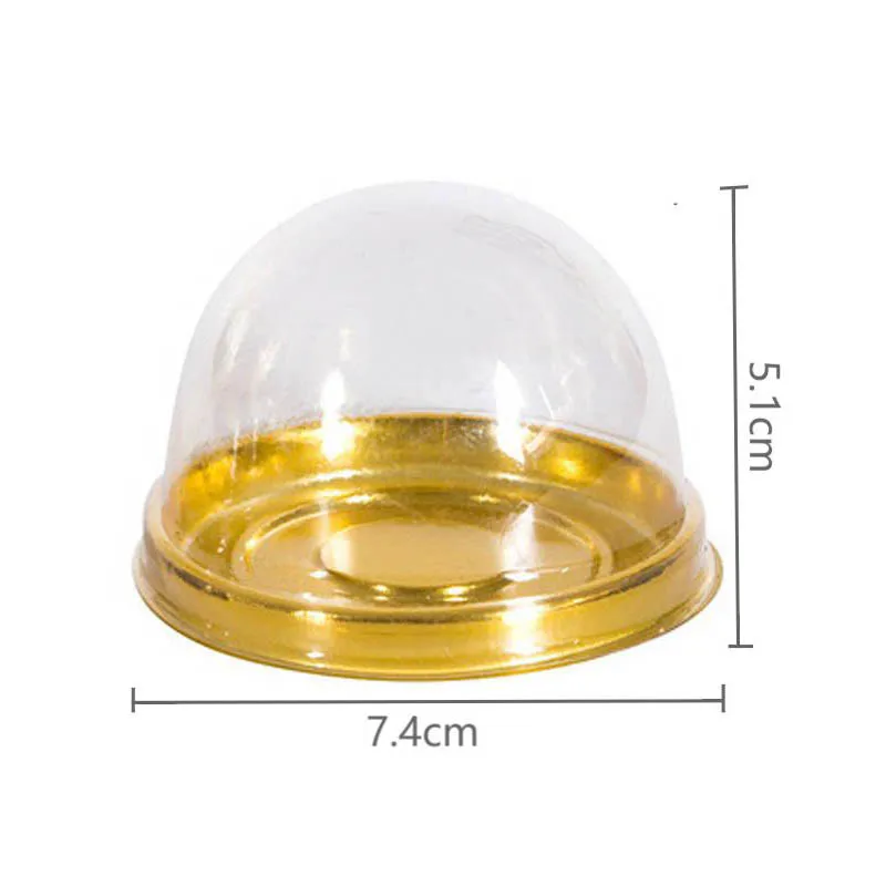 50/100/200/300Pcs Mini Cupcake Boxes Clear Plastic Egg Yolk Pastry Dessert Packaging Co... - SKU MCB01550 - UGI Packaging