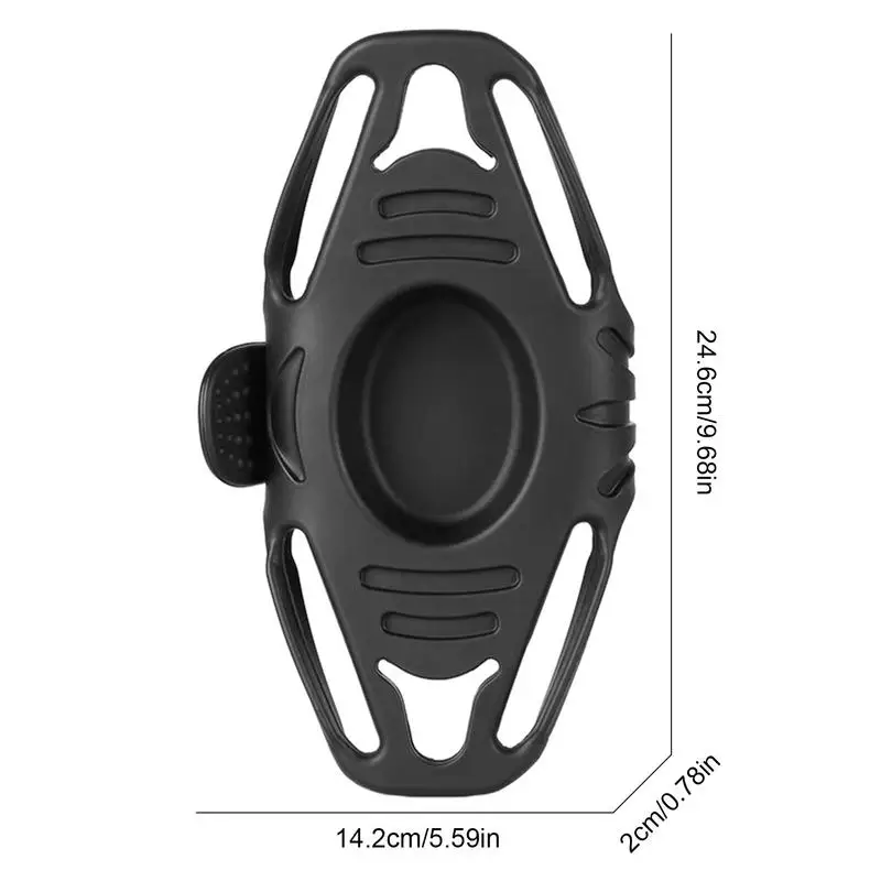 Silicone Handlebar Phone Holder Handlebar Clamp Cell Phone Holder For Scooters Motorcycle Phone Mount Cellphone Silicone Clamp