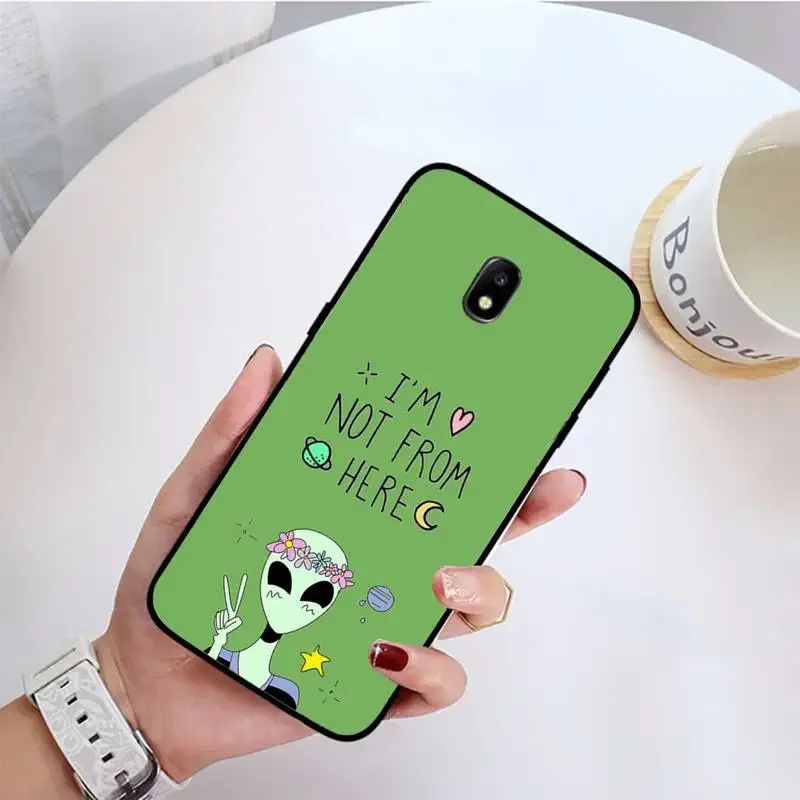 Cute Cartoom Alien Phone Case For Samsung Galaxy J200 J2 Prime J2 Pro J6 2018 J250 J4 Plus J415 J5 Prime J7 - Image 5