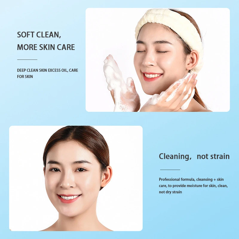 ZD Moisturizing Cleansing Lotion hydrating cleanser Clean pores Exfoliating Facial skincare facial cleanser