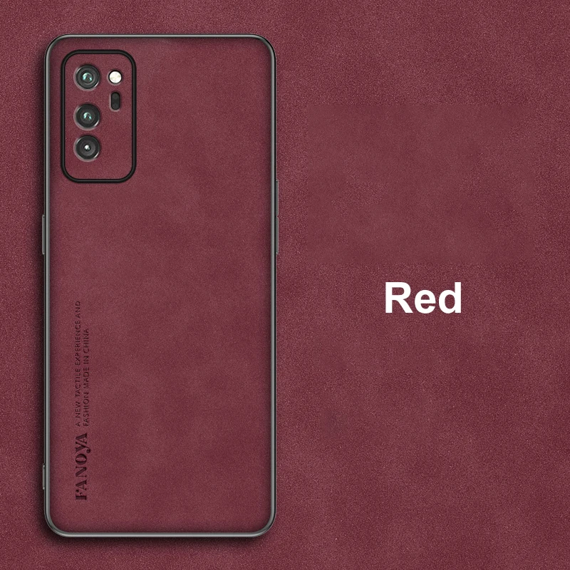 Luxury PU Leather Business Matte Silicone Phone Case Cover