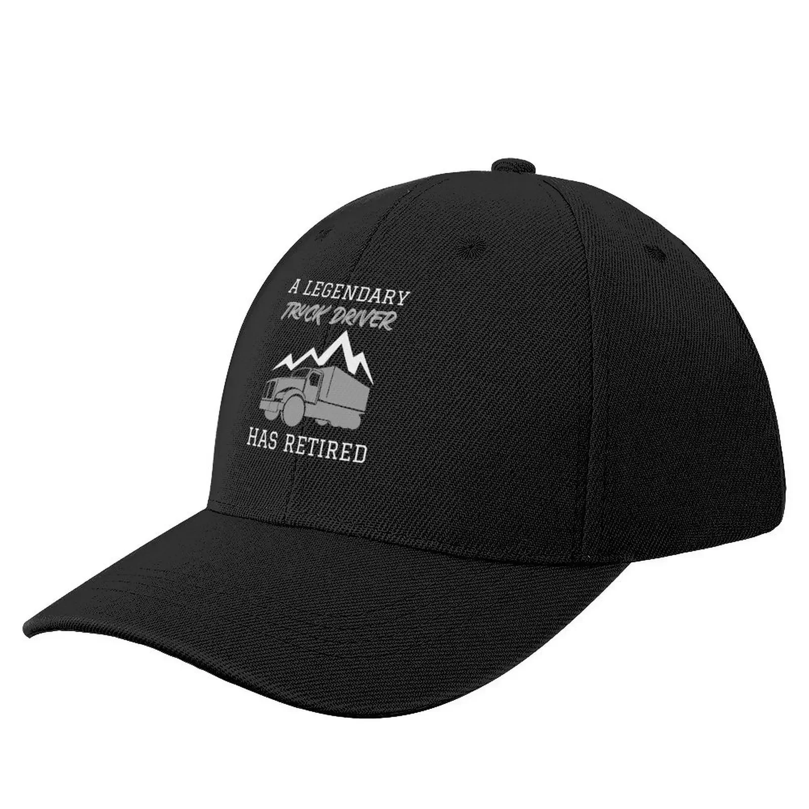 

A Legendary Truck DriverHas Retired Baseball Cap Hat Baseball Cap Sunhat Luxury Brand Big Size Hat Women Men's