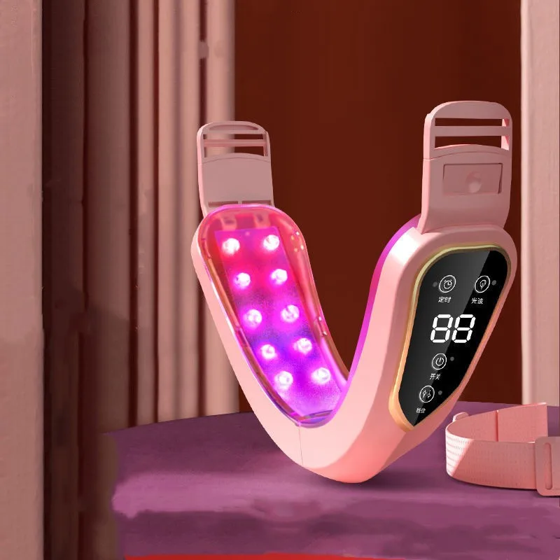Facial Massager LED Photon Therapy Slimming V Face Belt