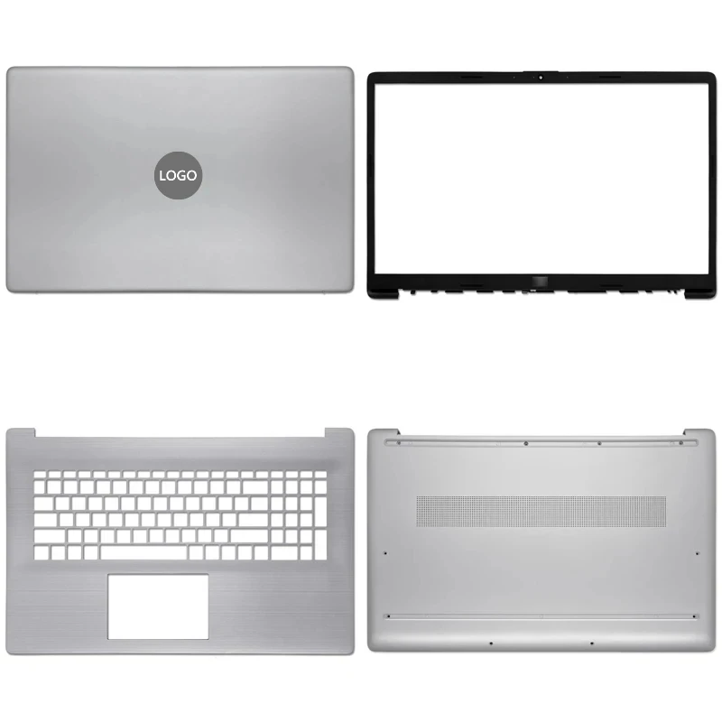 

New For HP 17-CN 17-CP TPN-L140 470 G8 G9 Laptop LCD Back Cover Front Bezel Upper Palmrest Bottom Base Case Keyboard Hinges