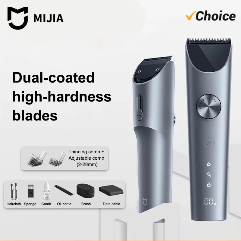מכונת תספורת שיאומי MIJIA 2 אלחוטית — לשיער ולזקן, עמידה במים IPX7, להבים מחוזקים, נטענת USB - תמונה 4