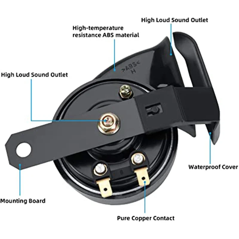 Universal 12V Motorcycle and Scooter Electric Horn