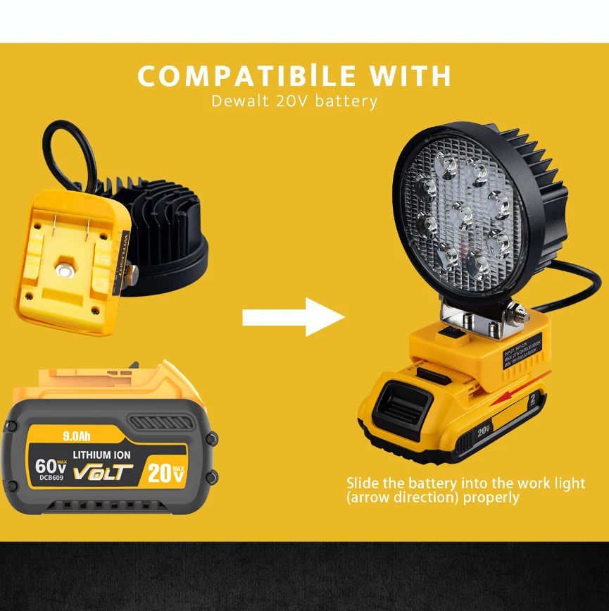 para a Bateria de Lítio Máxima Flexvolt 60v 3.0ah 6.0ah 9.5 ah 20v 60v Dewalt-dcb2062 Dcb609 Dcb606c - Image 4