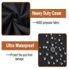 600D Oxford Hot Tub Dust Cover Cap swimming pool Waterproof Anti-UV Outdoor Warm Spa Hotspring Anti-Fall Leaves Snow Dust Cover 2