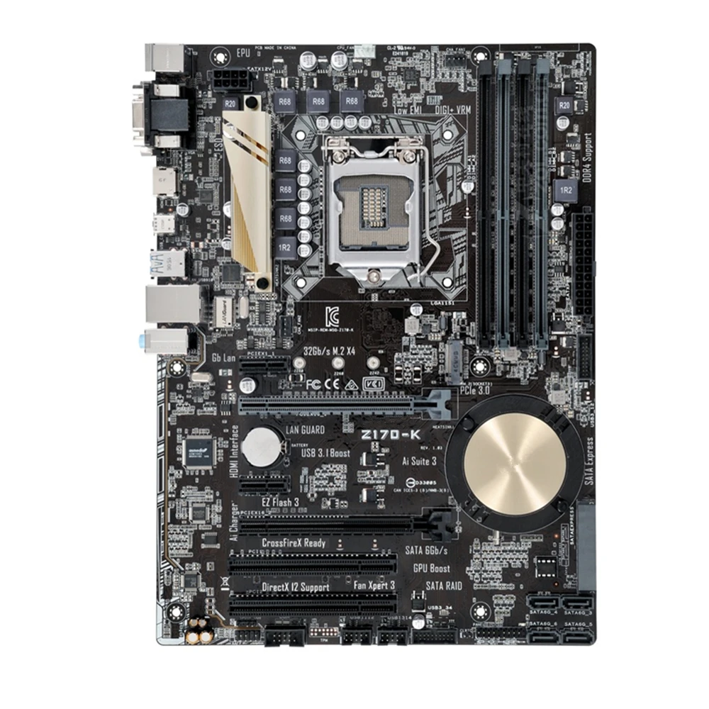 LGA1151MotherboardDDR4Z170K64GBUSB31M2PCIE30SATA.jpg