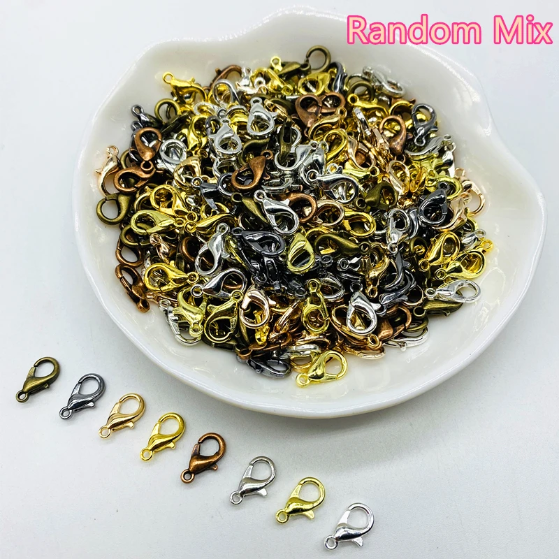 Versatile Plated Alloy Lobster Clasp Hooks