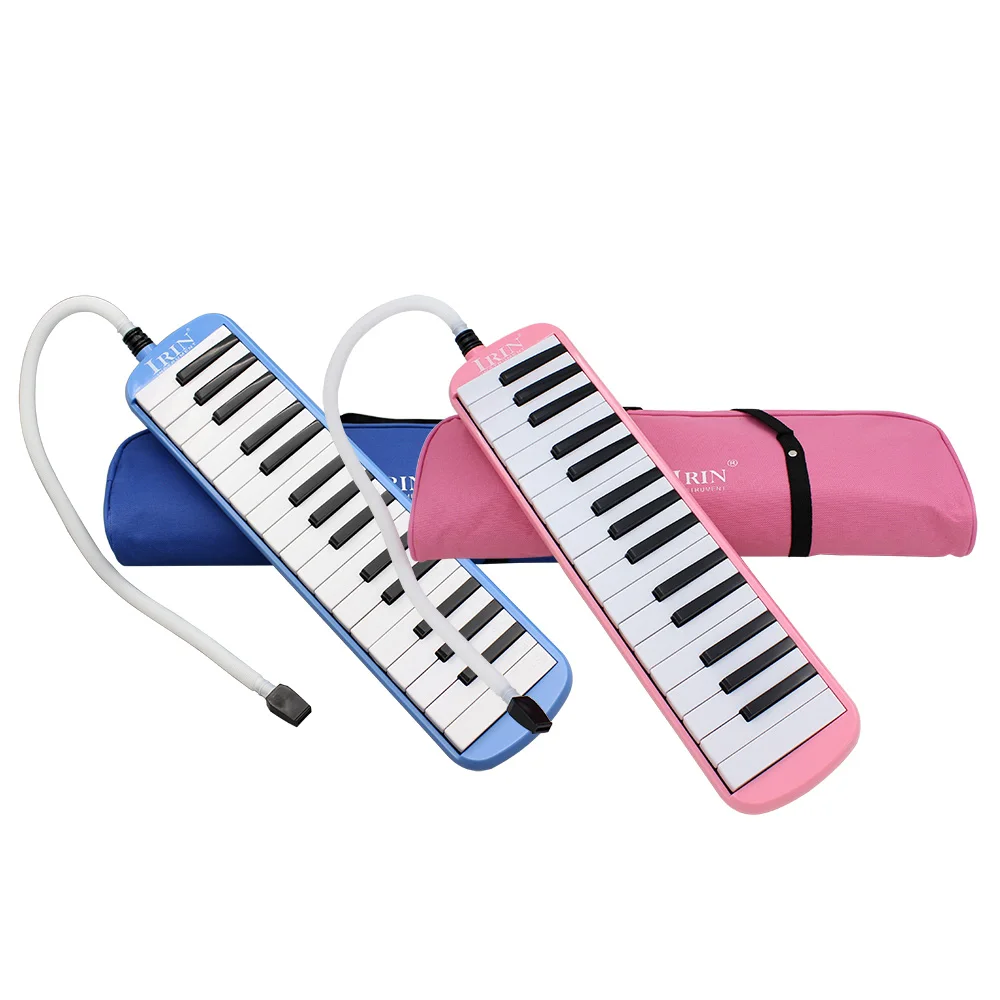 IRIN 32 Keys Piano Melodica Mouth Organ Keyboard Musical Instrument with Carrying Bag Gift for Beginner Performance Practice