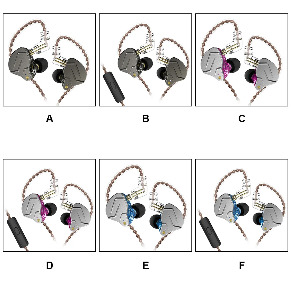 

KZ ZSN PRO Проводные 3 5 мм наушники-вкладыши с длинным шнуром, гарнитура фиолетового цвета