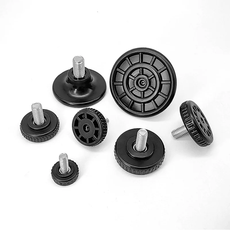 Furniture Leg Pads Chair Leg Caps Rubber Furniture Feet Pads Furniture Leg Caps M6 M8 M10 Furniture Table Sliding Rubber Foot Tip Cover Chairs Height Adjustable Leg Silicone Pad Levelling Feet Protector Cap